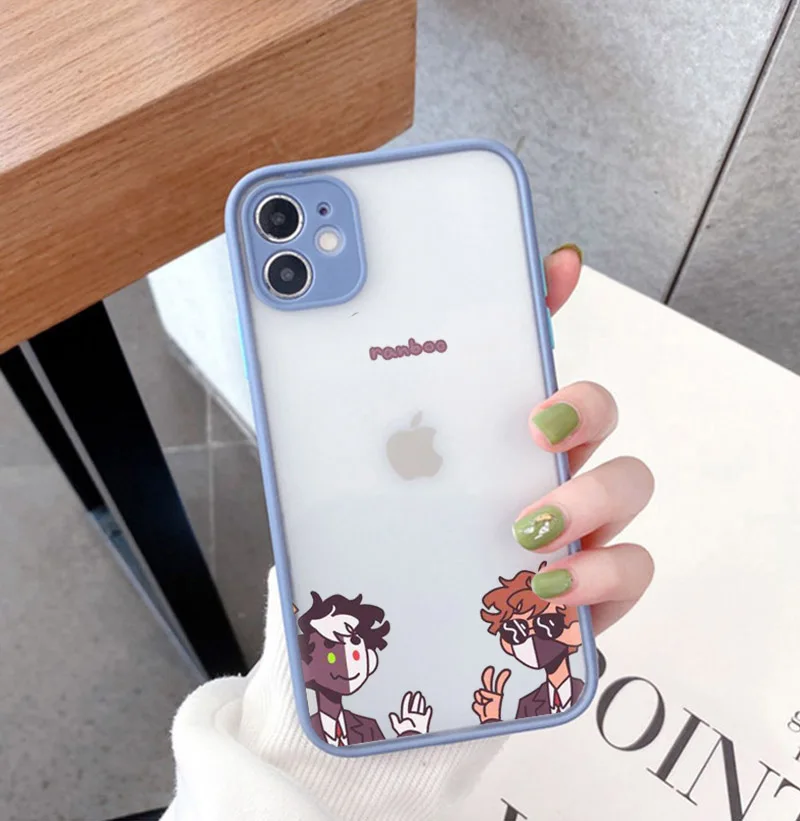 ZUIDID Dream Smp Clear Phone Case For iPhone 12 Pro MAX 11 XS X XR 13 SE20 7 8 6Plus Cartoon Japan Anime Hard Matte Cover Shell