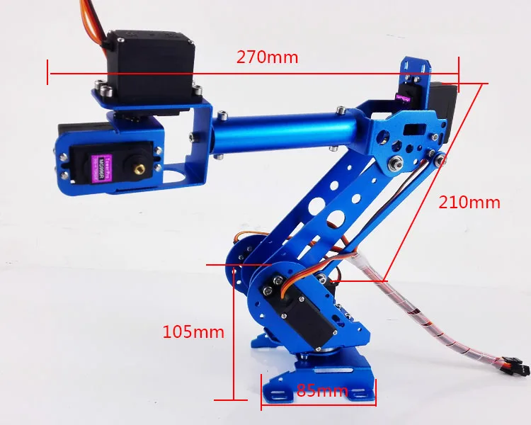 

Robotic Six-axis Robot 6-degree-of-freedom Manipulator Mechanical Boom Industrial Robot Model Finished Product