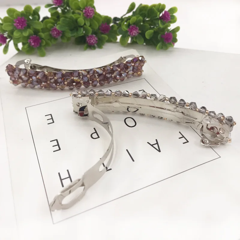 Женские заколки для волос со стразами Элегантные Заколки в Корейском стиле