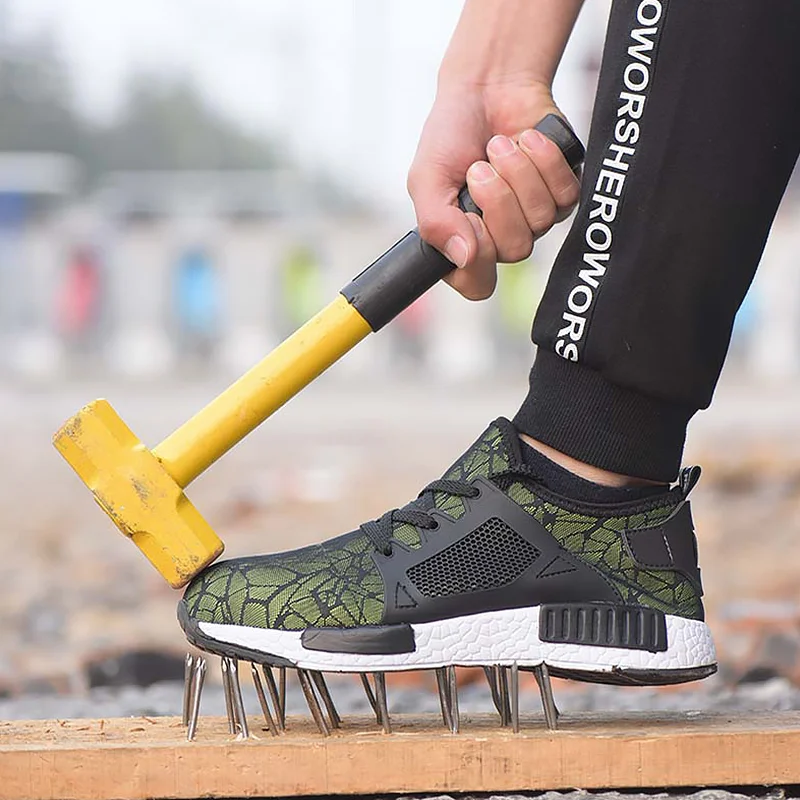 Безопасность обуви для мужчин Сталь Остроносая обувь большой размер 46 Потока