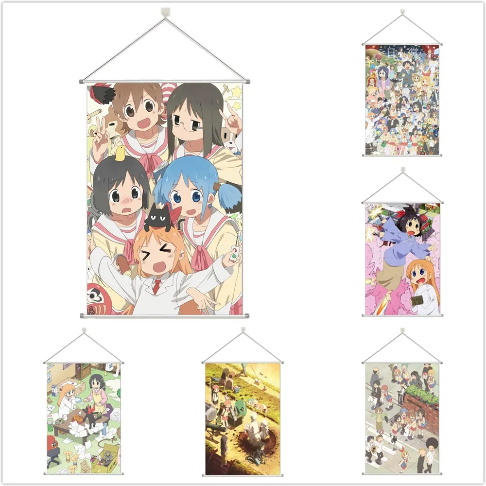 

Nichijou My Ordinary Life Alloy Scroll Cartoon Comic Scroll Hanging Wall Decor
