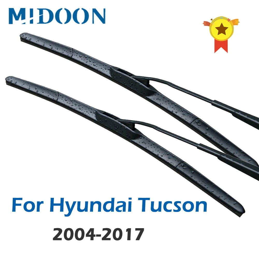 MIDOON Гибридный стеклоочистителей для Hyundai Tucson Mk1 Mk2 Mk3 2004 2005 2006 2007 2008 2009 2010 2011 2012 2013 2014