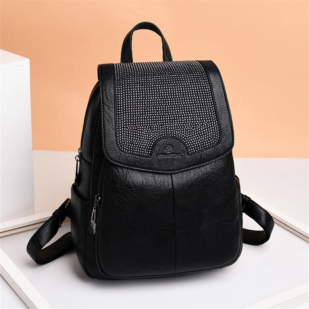 Женский рюкзак высокого качества для отдыха из овечьей кожи Mochila Mother винтажные