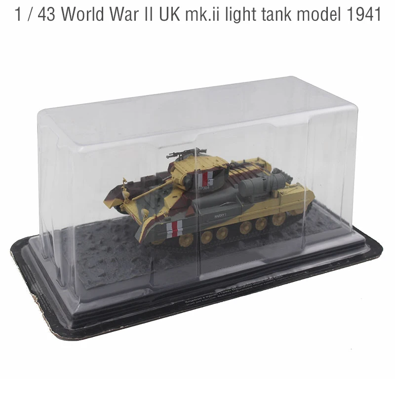 Редкая 1/43 мировая война II Великобритания mk. ii легкая модель бака 1941 статическая