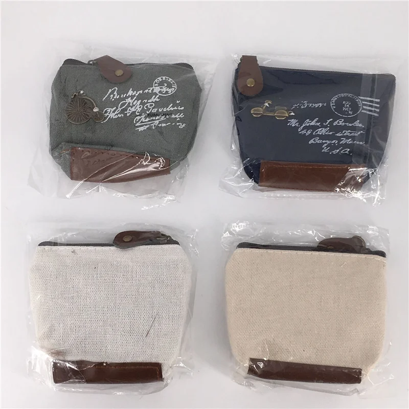 10 шт. Малый 8 см парусиновая обувь для девушек и женщин Портмоне & Чехол бумажник
