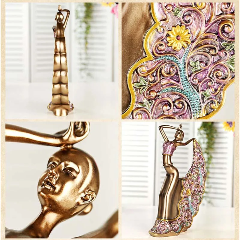 Декоративное украшение для танцора из смолы Современное креативное дома ремесла