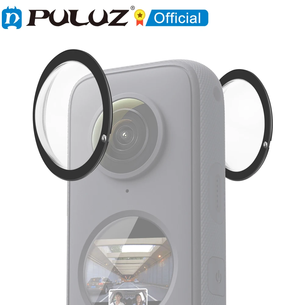 

PULUZ-Protector de lente para PC, funda protectora para Insta360 One X2, accesorios para Cmaras Deportivas