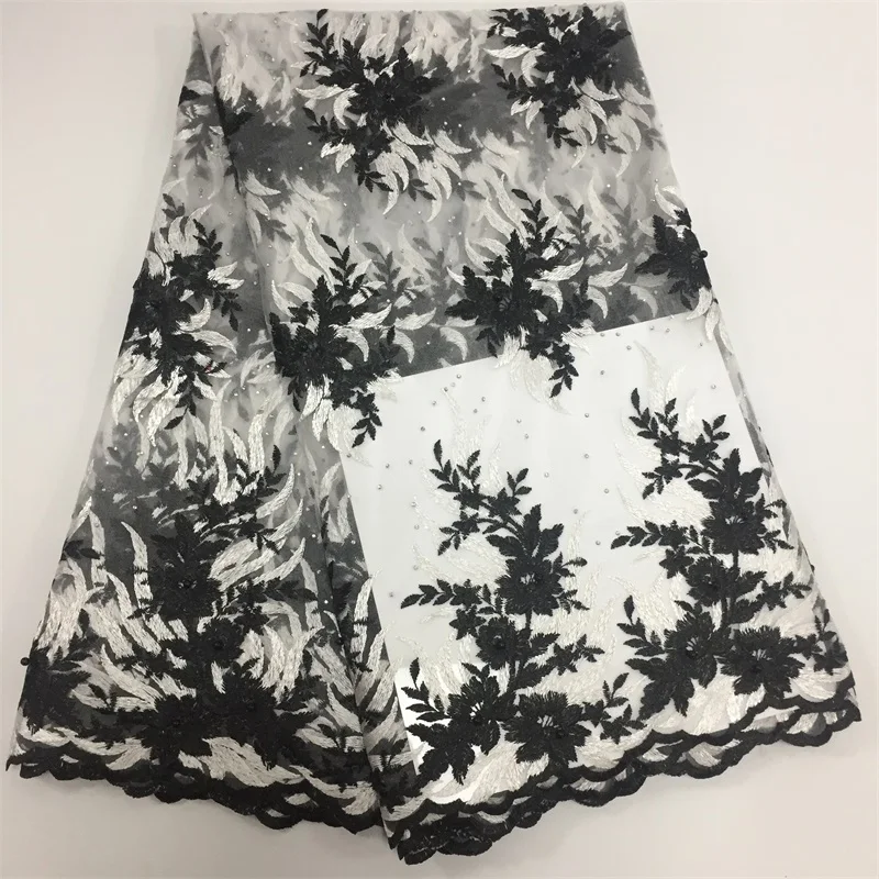 

New Design African Lace Fabric 2020 High Quality Lace African cord Lace Nigerian Lace Fabrics for Dress