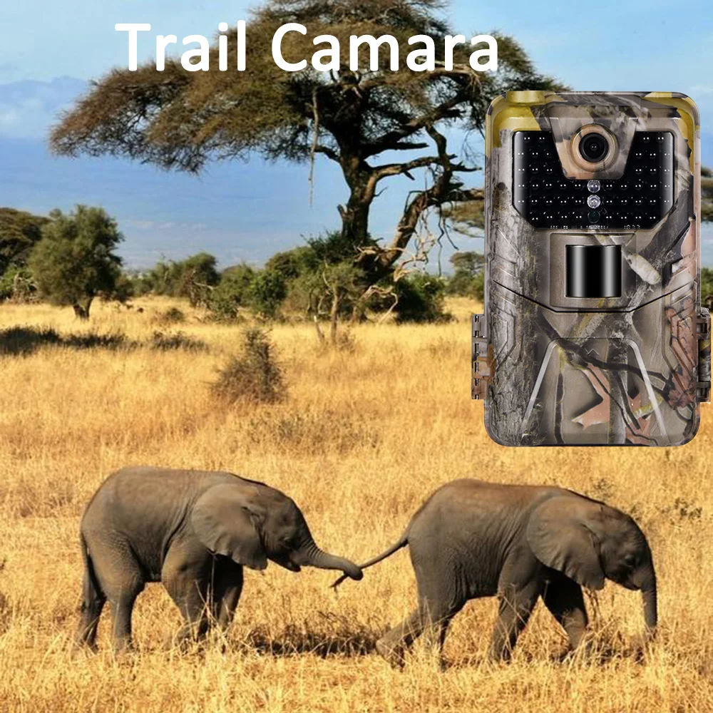 

HD 36MP Wild Animal Detector Camera Outdoor Hunting Trail Camera IP65 Waterproof Monitoring Infrared Cam Fishpond Burglar 2.7k