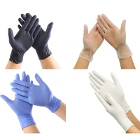 100pcs disposable gloves house cleaning for kitchen garden household cleaning nitrile rubber latex dish washing scrubbing gloves