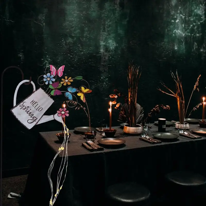 

1 Set Shower Garden Art Light Outdoor Lamp Party Supplies Without Battery