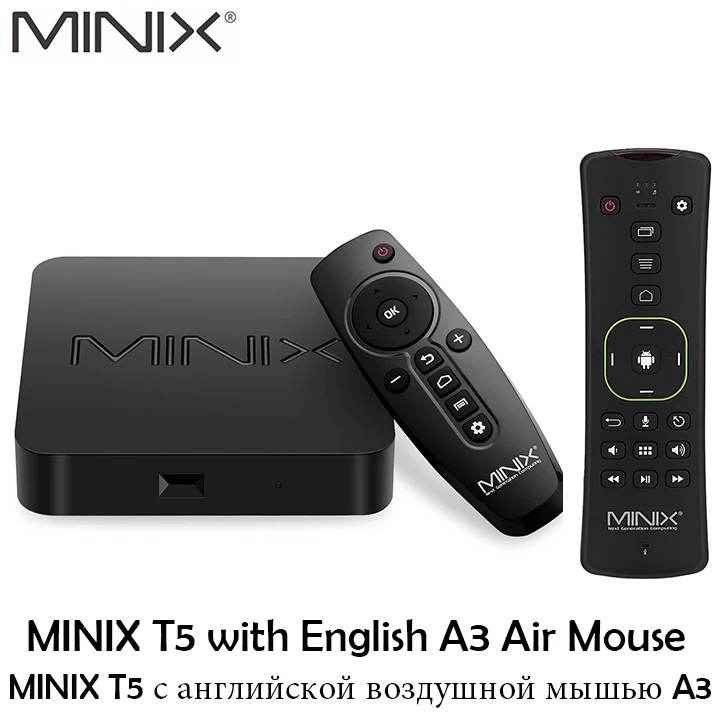 MINIX NEO T5 tv BOX Amlogic S905X2 2G 16G Chromecast 4K Ultra HD Google Сертифицированный Android tv 9,0 Pie Smart tv BOX - Цвет: T5 with English A3