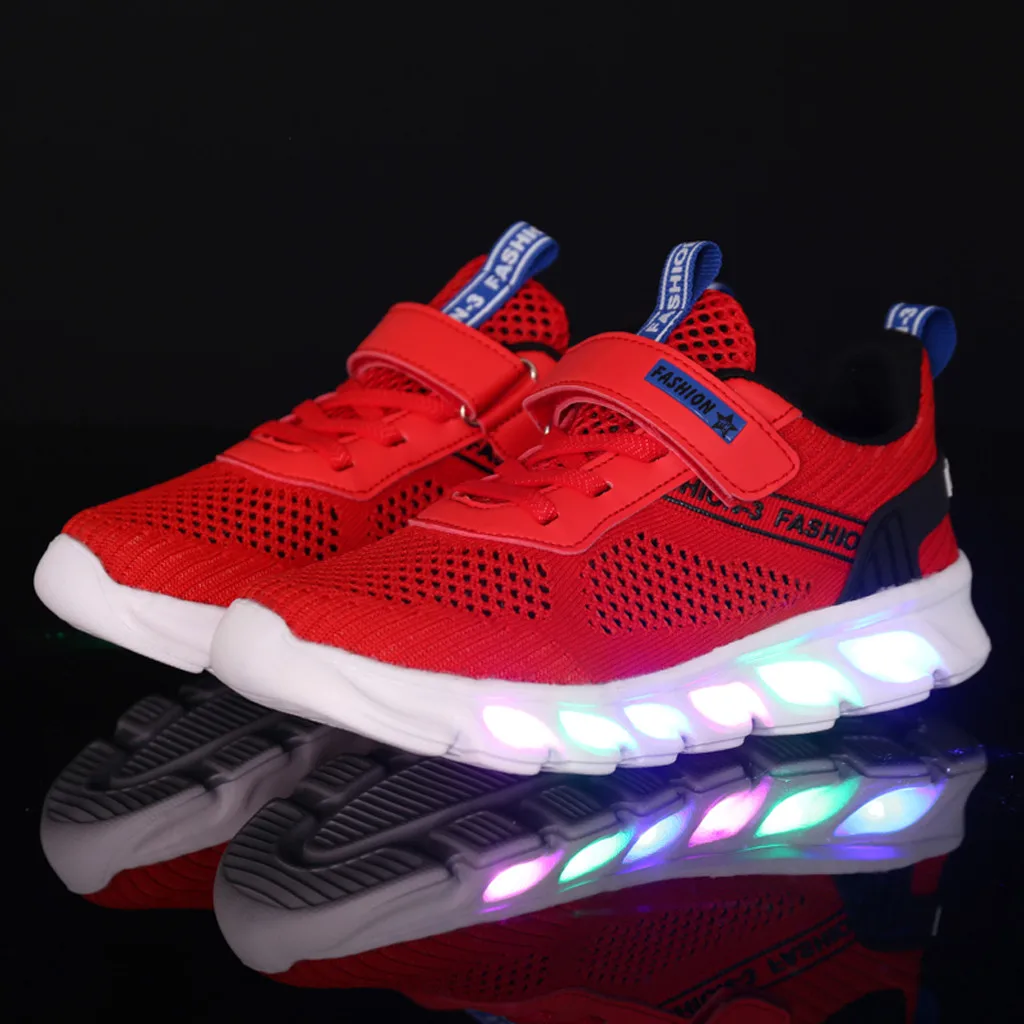 Детская обувь Детские кроссовки для маленьких девочек и мальчиков Полосатые