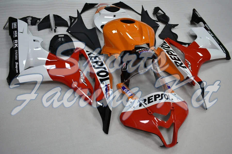 Обтекатель для CBR 600 RR 2007 2008 наборы тела CBR600 Abs обтекатель 2008|Полные комплекты