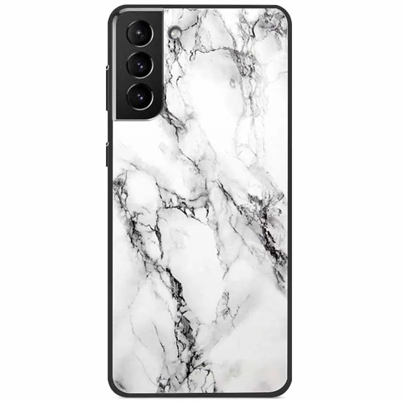 Чехол для Samsung S21 FE Plus Ультра мягкий силиконовый мраморный ТПУ чехол телефона Galaxy