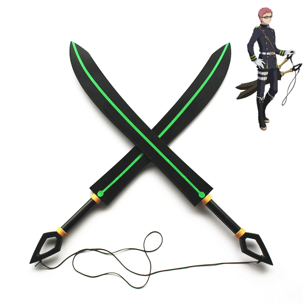 

Seraph of the End Shiho Kimizuki Prop Косплей Реплика двойной меч