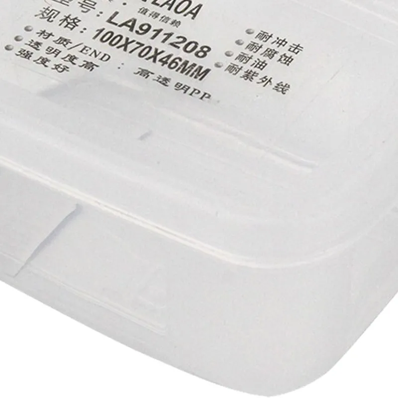 Сумка для хранения деталей LAOA LA911208, портативная, многофункциональная, из пластика PP, устойчивая к падениям, размером 100x70x46 мм.