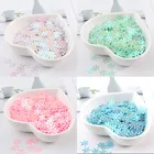 9 мм Снежинка пайетки для поделок красочные милые аксессуары блестки DIY материал