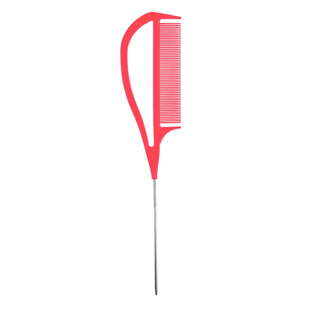 Гребень для парикмахеров металлическая заколка-гребень хвоста крысиного 7