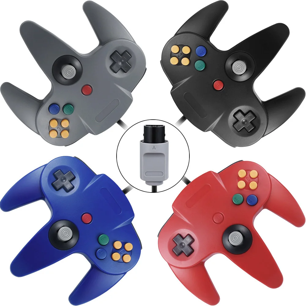 Для геймкуб N64 Управление PC геймпад для компьютера проводной Usb джойстиком Joypad