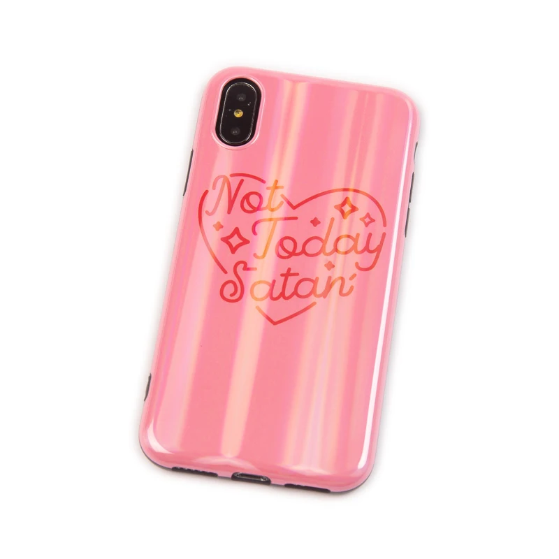 Роскошный Блестящий Мягкий силиконовый чехол с лазером для iPhone 11 Pro 7 8 Plus X XR XS Max 6 S