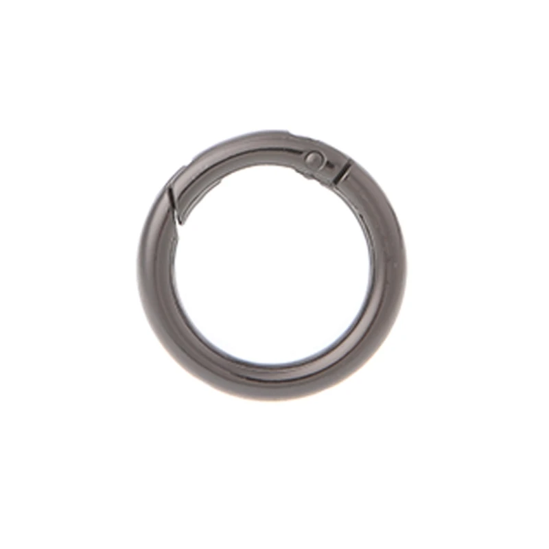 

Round Ring Circle Spring Snap For DIY Keyring Hook Bag Buckle Handbag Purse 23GE