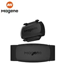 Magene H64 двойной режим Bluetooth 4,0 Ant + датчик сердечного ритма, нагрудный ремень, велосипедный компьютер, бег, пульс, Monito S3 GARMIN Cadence