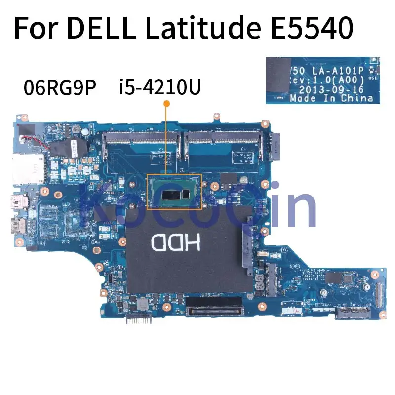     DELL Latitude E5540 i5-4210U     06RG9P LA-A101P SR1EF DDR3