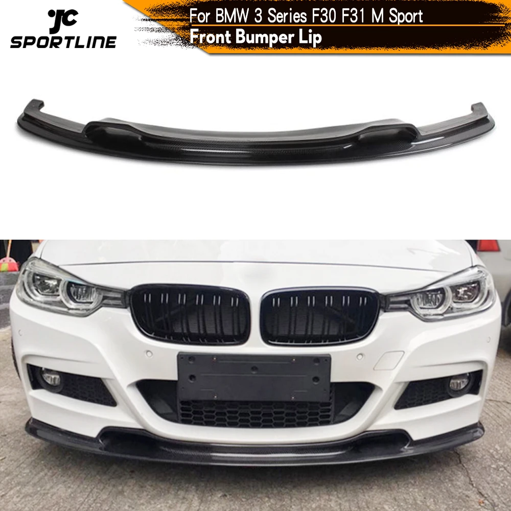 

Front Bumper Lip Spoiler Splitters for BMW 3 Series 320i 328i 335i F30 F31 Sedan M Sport 4 Door 2012 - 2017 Carbon Fiber / FRP