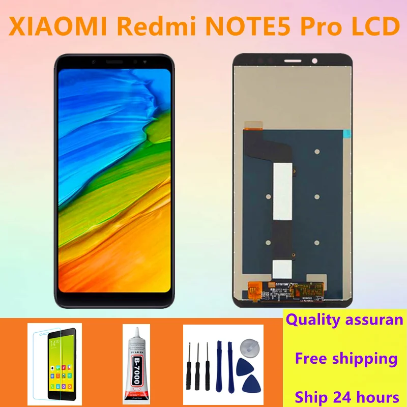 ЖК-дисплей для Xiaomi Redmi Note 5 Pro сенсорный экран 99 дюйма дигитайзер с рамкой |