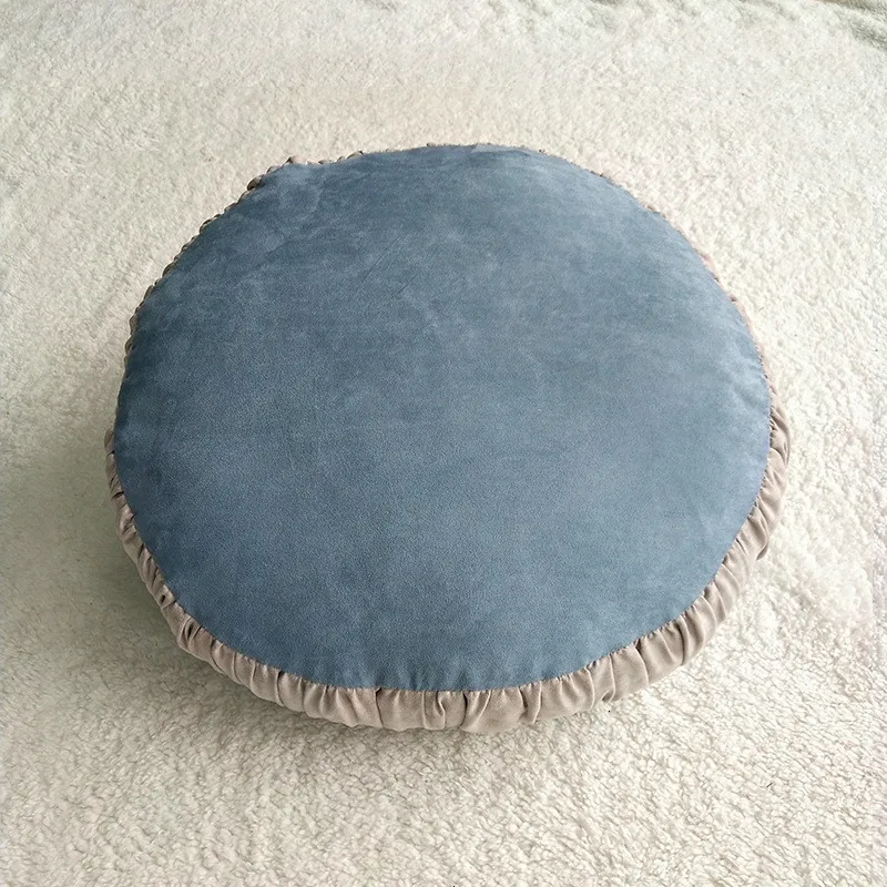 Замша сращивания Подушка Almofadas Para декоративный диван торт Автомобильная круглая