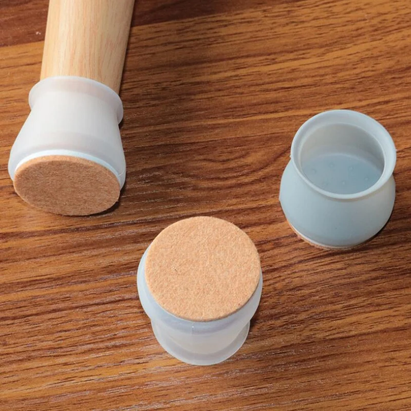 

24PC Furniture Chair Leg Silicone Caps Table Feet Protection Non-Slip