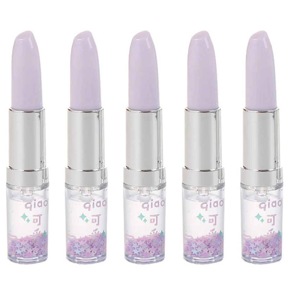 

5pcs Creative Pens Writing Pens Lipsticks Shape Pendant Pens (Random Color)