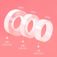 nano double sided tape transparent self adhesive tape traceless reusable tapes glue sticker car kitchen bathroom wall stickers