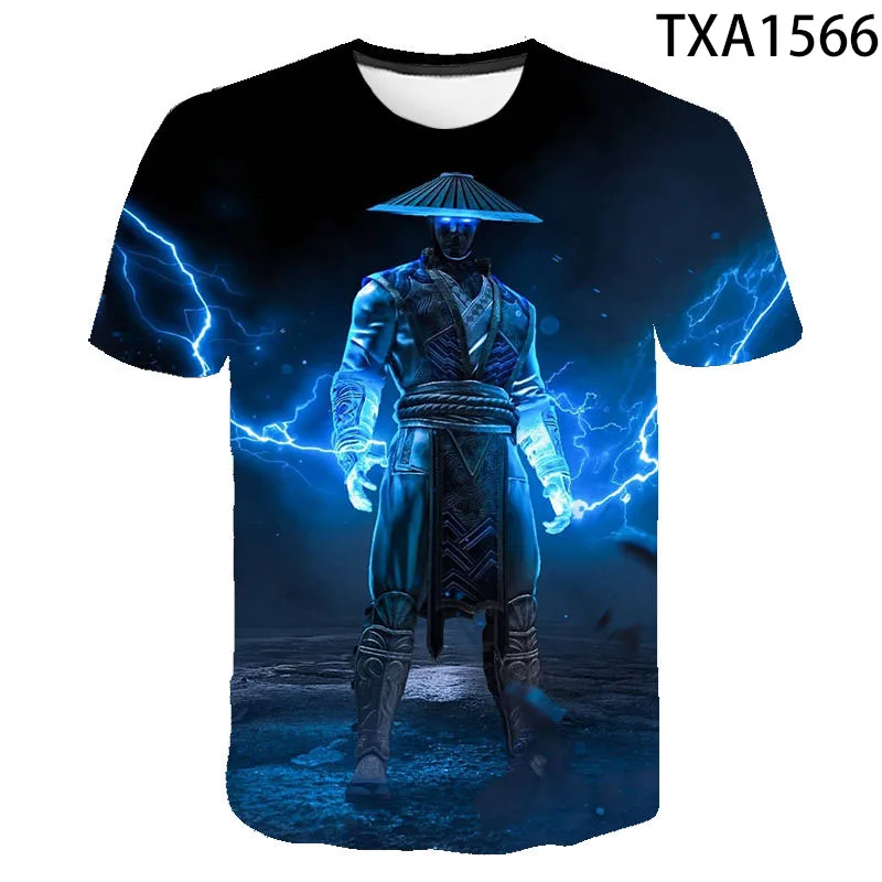 Mortal Kombat 3D T Shirt Men Women Kids T-Shirt Fighting Game MK Streetwear Children Tee Short Sleeve Boy Girl Summer Cool Tops | Мужская