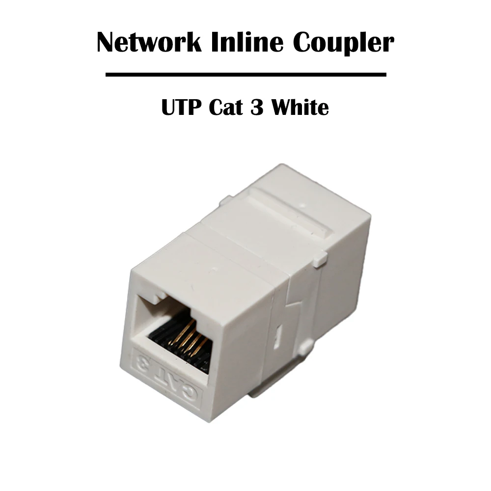 Сетевой адаптер UTP Cat 3/Cat 5e/Cat 6 Белый/цветной встраиваемый соединитель RJ 45 порт
