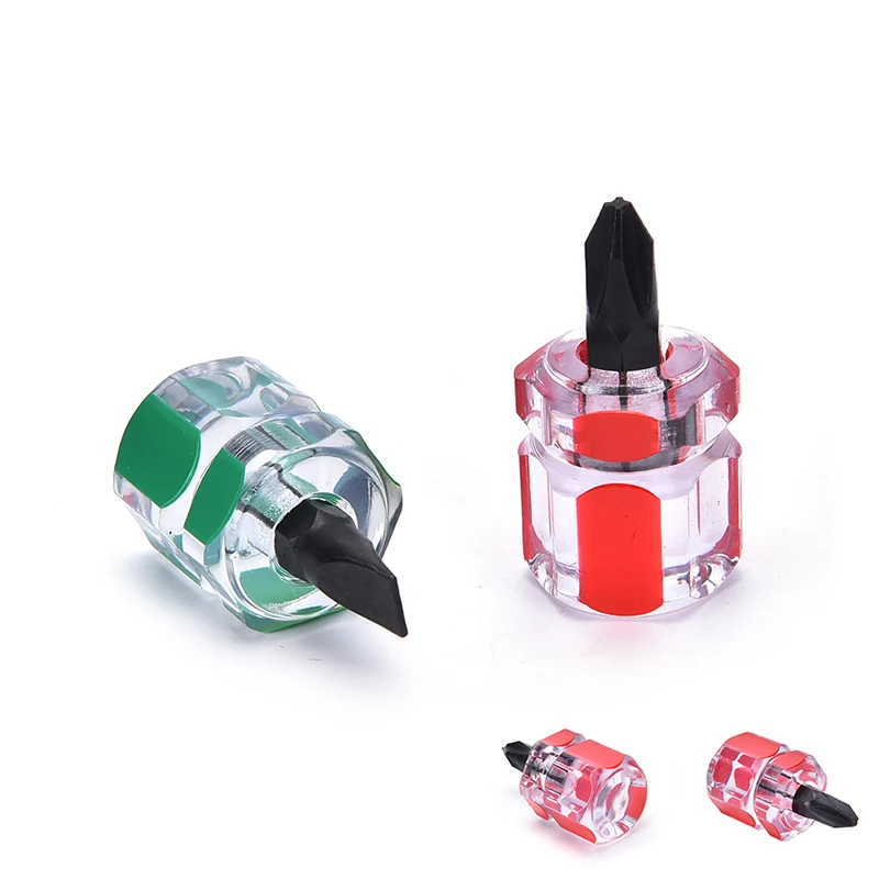 

2Pcs Sewing Machine Screwdriver Mini Screwdriver Set Short Stubby Slotted Screwdriver for Sewing Machine Repair Tools