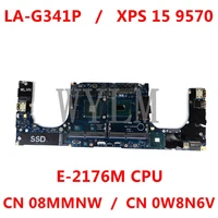 for dell xps 15 9570 laptop motherboard cn 08mmnw cn 0w8n6v ddp00ddb00 la g341p with e 2176m cpu 100 working well