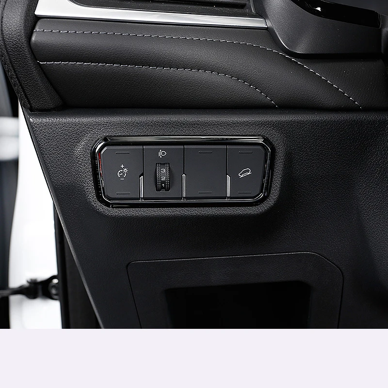 Lsrtw2017 для Haval F7 F7x переключатель света фар Кнопка оправа из нержавеющей стали интерьерные аксессуары для формовки