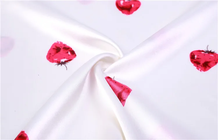 7 шт. Женский пижамный комплект с принтом клубники | Женская одежда