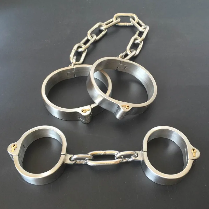 Наручники из нержавеющей стали 304 наручники на щиколотку с цепочкой невидимый
