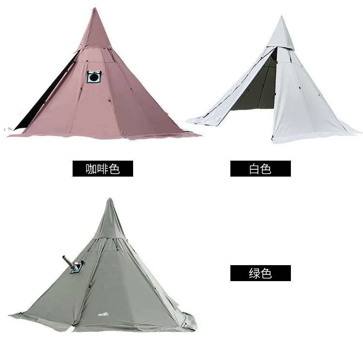 

Pentagonal Shelter Pyramid Tent A Tower Sunshade Outdoor Survival Equipment Field Survival Army Tent single layer