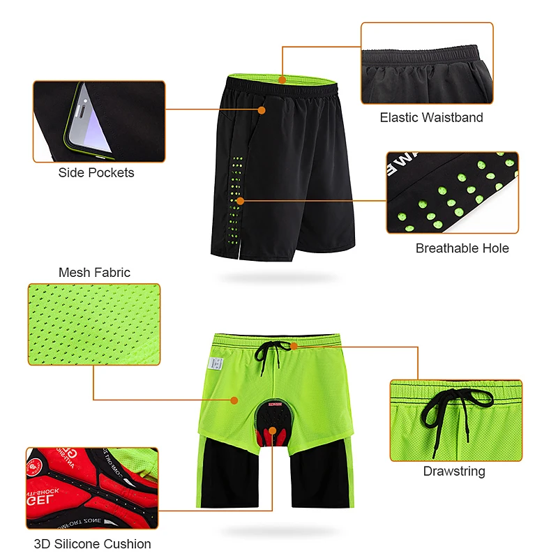 Горные велосипедные шорты спортивные штаны повседневные для велоспорта