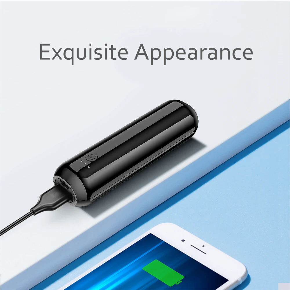 OCKERED USB мини Мощность банка 5000 мА/ч Портативный номер телефона внешний Батарея с