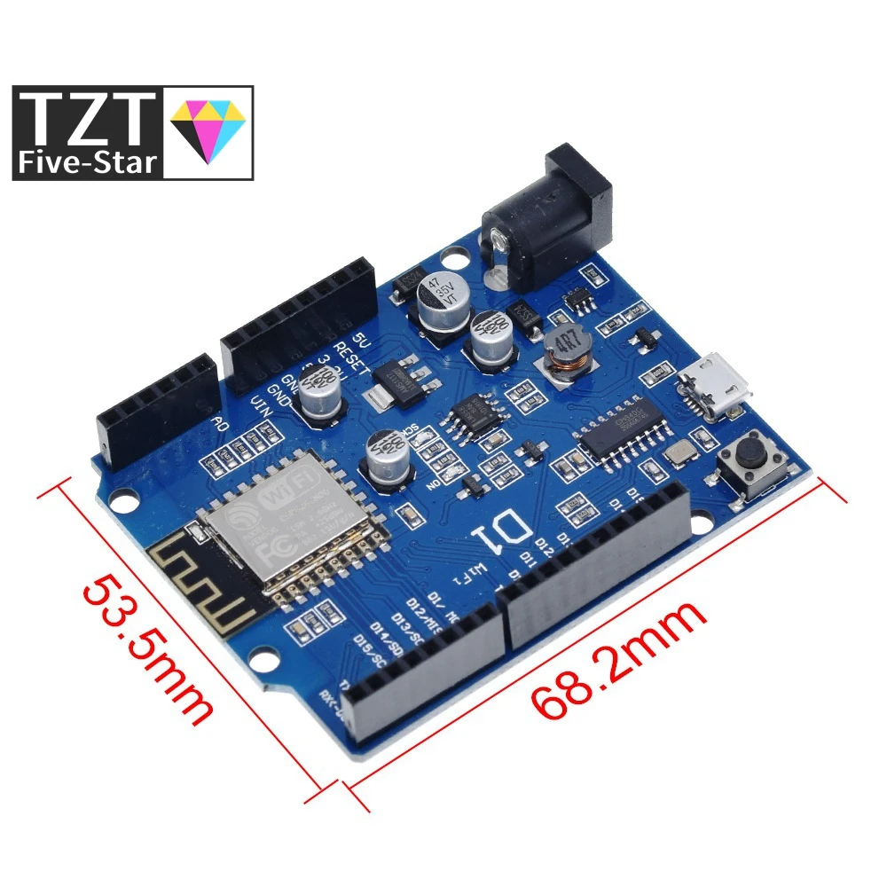 ESP-12E WeMos D1 UNO R3 CH340 CH340G WiFi макетная плата на основе ESP8266 щит Умная Электронная