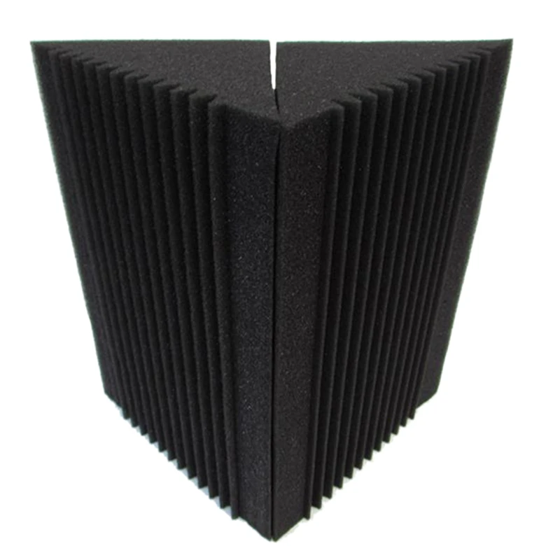 

8 Pcs Sound-Absorbing Foam Board, Studio Wedge-Shaped Brick, Sound-Absorbing Foam Sound-Absorbing Room Panel,12X12X24cm