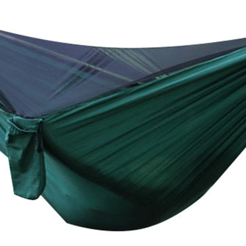 

Double Hammock with Mosquito Net Outdoor Umbrella Cloth Encryption Mesh Hammock Tent Swing