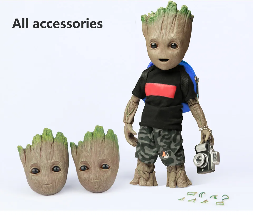 Groot прекрасный стражи Галактики дерево игрушечный человечек Мстители фигурка супер-героя кукла 1/1 подарок для мальчика