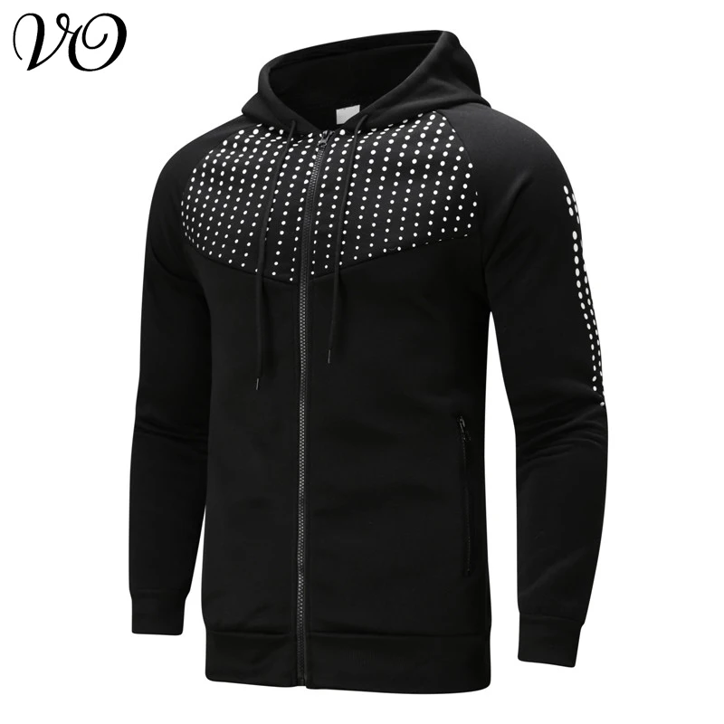 

Spring and Autumn New Streetwear Casual Men's Zipper Jacket Fashion Print Hoodie Outdoor Casual Men's Clothing