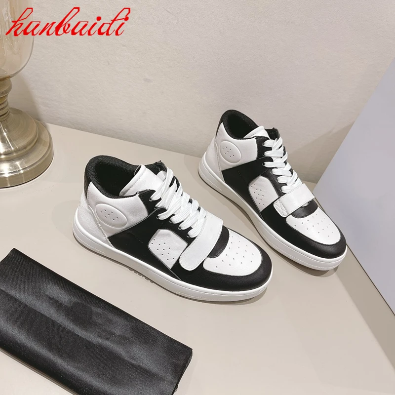 

Women Ankle Sneakers Autumn Flat Casual Shoes Breathable Sport Shoes Shallow Genuine Leather Running Shoes Zapatillas Mujer